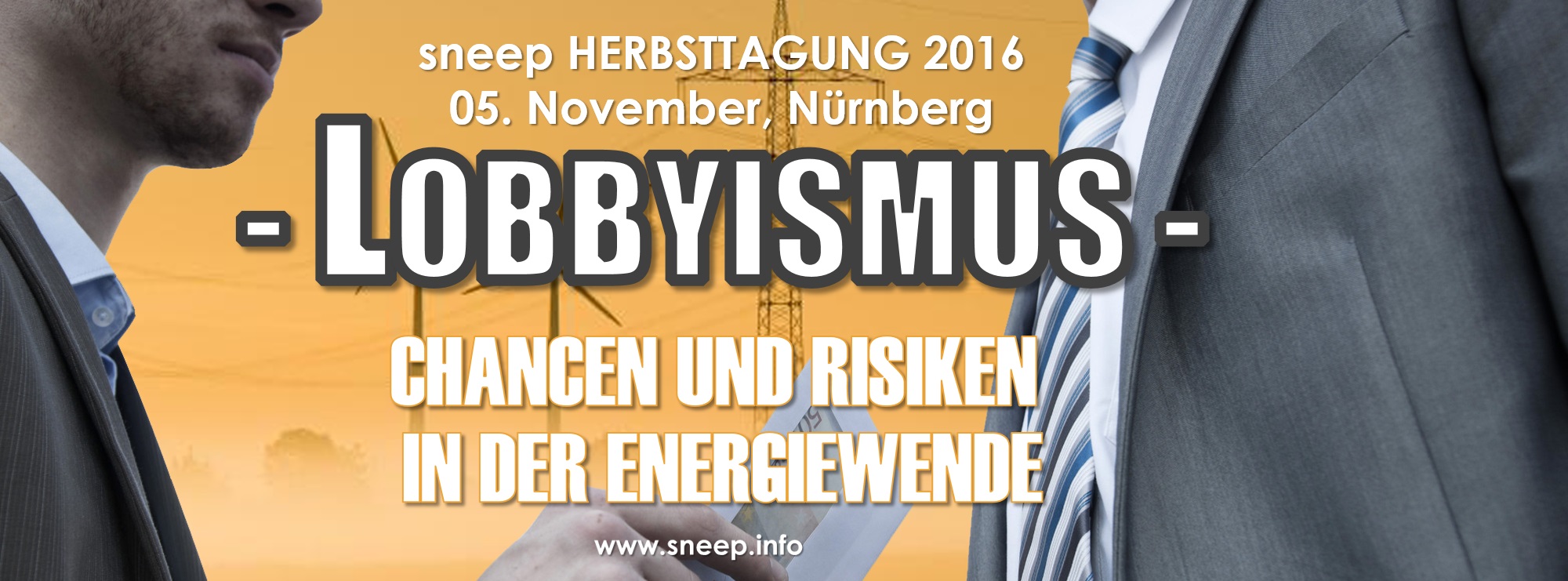 Towards entry "Inviation to the sneep conference “Lobbyism in the energy transition”"