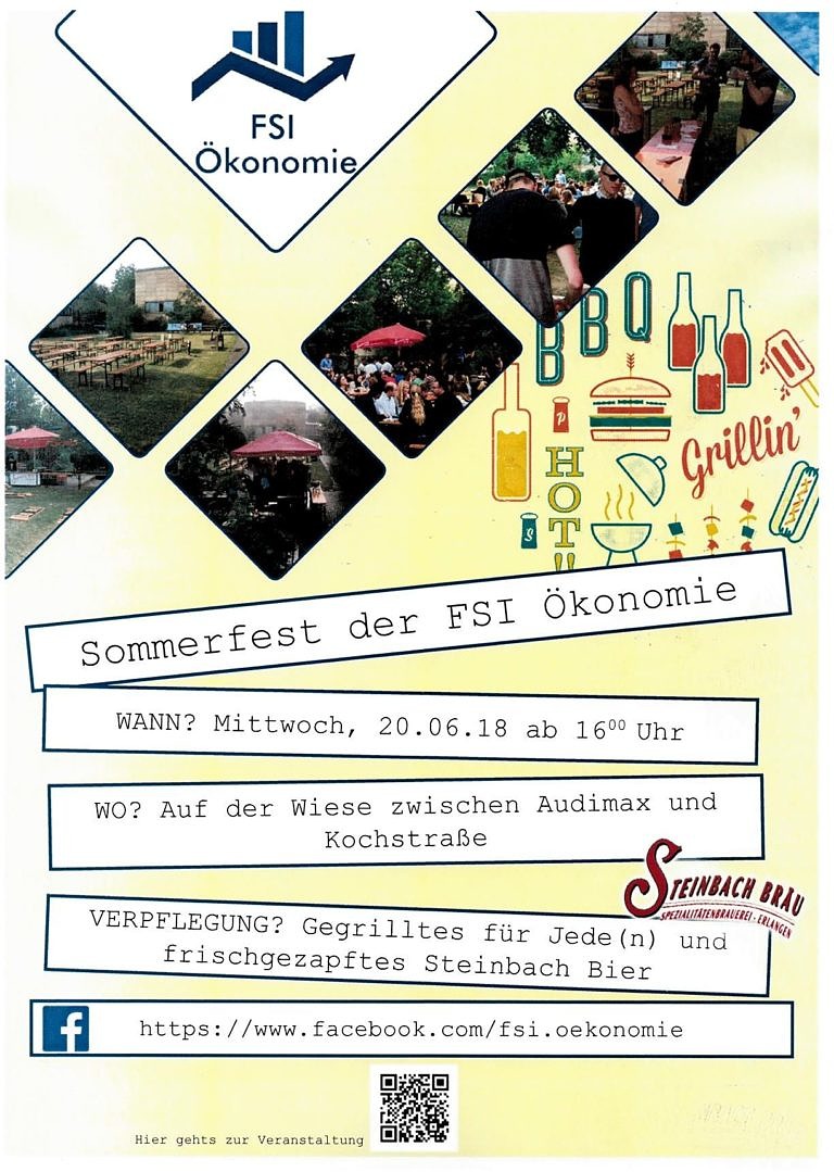 Invitation to the Student organization’s summer party